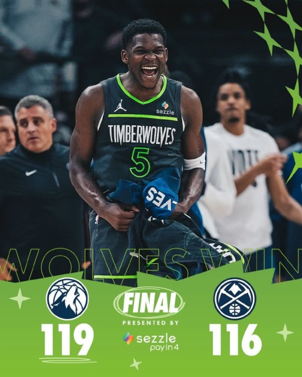 开元棋牌 约基奇26+13掘金负丛林狼 雷霆胜开辟者5连胜